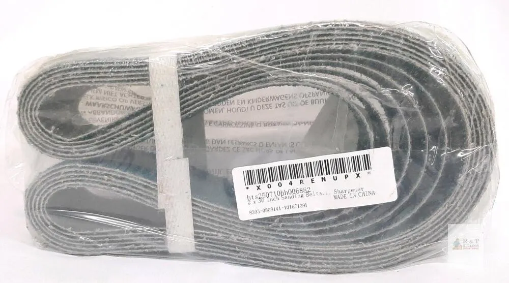 2 x 36 Inch Sanding Belts, Pack of 2, Compatible with Sharpeners, New, Made in China, X004RENUPX
