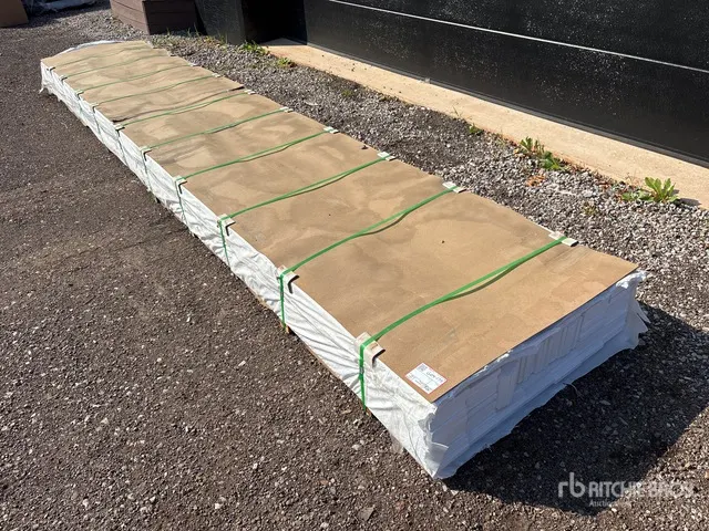 Quantity of (96) PVC Trim Board (Unused)
