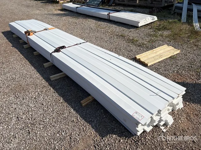 Quantity of Various Lengths of PVC Trim (Unused)