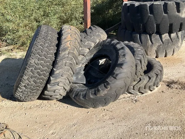 Quantity of (6) 14.00-24 Grader Tires