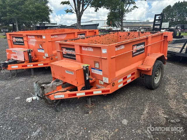 2020 MMDI 8 ft S/A Dump Utility Trailer