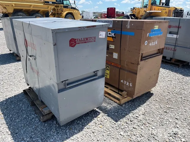 Quantity of (2) Knaack 89 Job Site Box