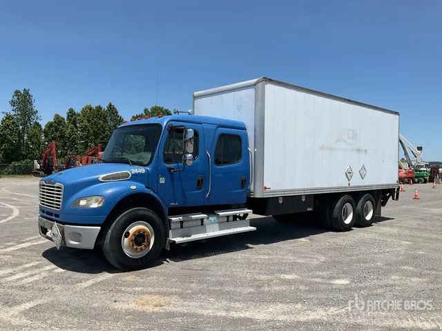 2005 Freightliner M2 106 6x4 Crew Cab Van Truck