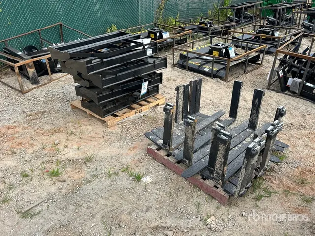 Quantity of (8) 2026 Mower King SA 48 in Skid Steer Forks (Unused)
