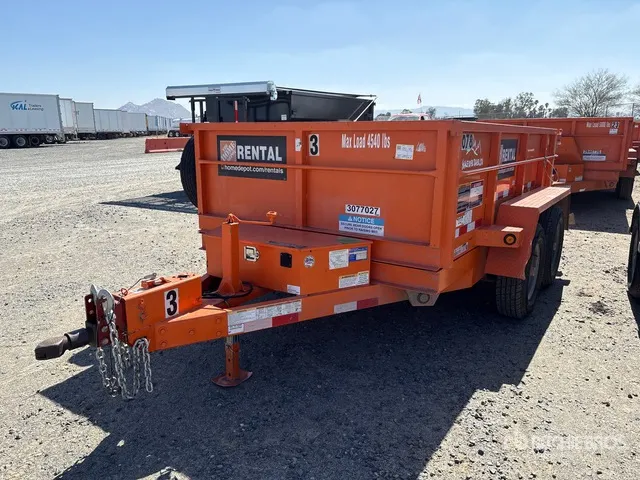 2021 Snake River DMP610 9 ft 10 in T/A Dump Utility Trailer