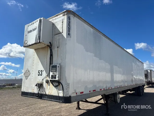 1999 Stoughton 53 ft x 102 in T/A Heated Van Trailer