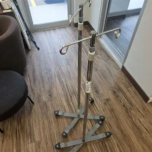 Pair of Adjustable Rolling IV Poles
 UNRESERVED
