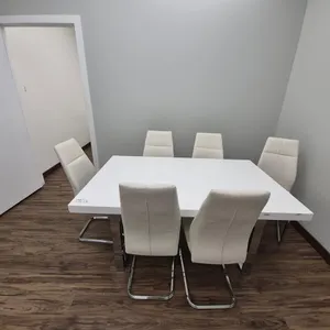 White Conference Table w/ Six Chairs
 UNRESERVED