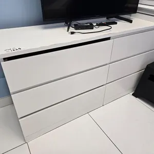 White Six-Drawer Dresser
 UNRESERVED