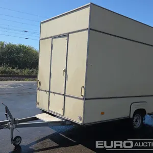 Single Axle Market Trailer 