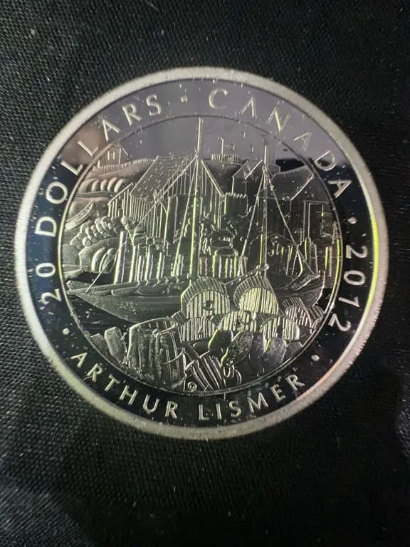 2012 Canada $20 Arthur Lismer .9999 Fine Silver Coin, 32g