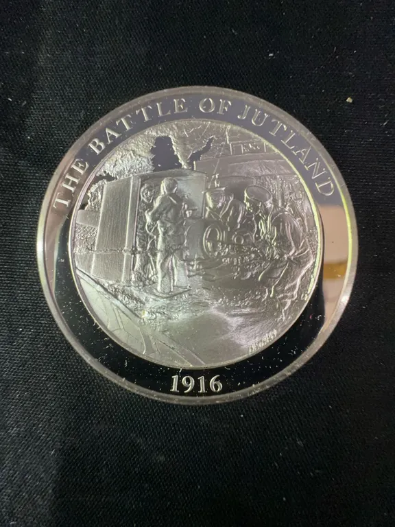 Mountbatten Medallic History The Battle of Jutland 1916 Sterling Silver Coin