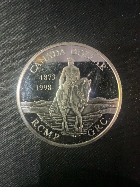 1998 Canada .925 Sterling Silver RCMP Commemorative Dollar