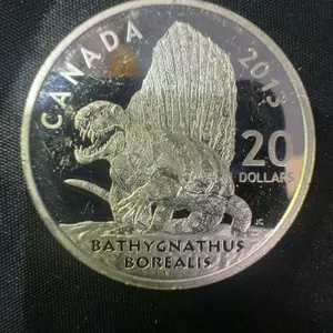2013 Canada .9999 Fine Silver $20 Bathygnathus Borealis Coin 31g