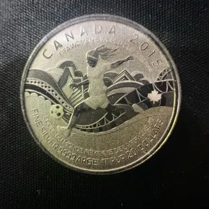 2015 Canada FIFA Women’s World Cup $20 Coin, 9g .9999 Fine Silver