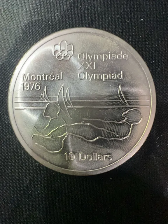1976 Montreal Olympics .925 Sterling Silver $10 Coin 48.6g