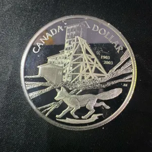 2003 Canada .9999 Fine Silver Dollar Coin, 25g