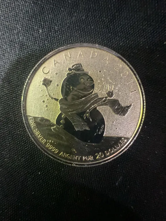 2011 Canada $20 Fine Silver 9g Snowman Coin
