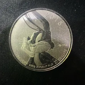 2015 Canada Bugs Bunny $20 .9999 Fine Silver 9g Coin