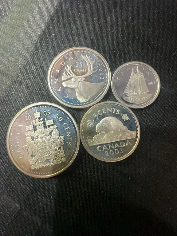 2003 Canada .925 Sterling Silver Proof Coin Set, 23g