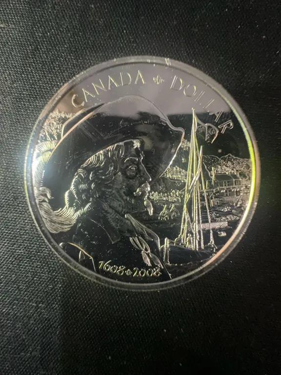 2008 Canadian Dollar .925 Sterling Silver 25.2g Coin