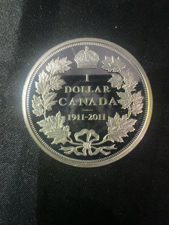 2011 Canada $1 Coin .925 Sterling Silver Centennial Issue 25.2g