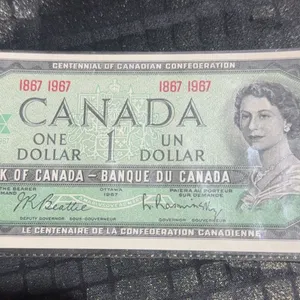 1967 Canada One Dollar Centennial Banknote