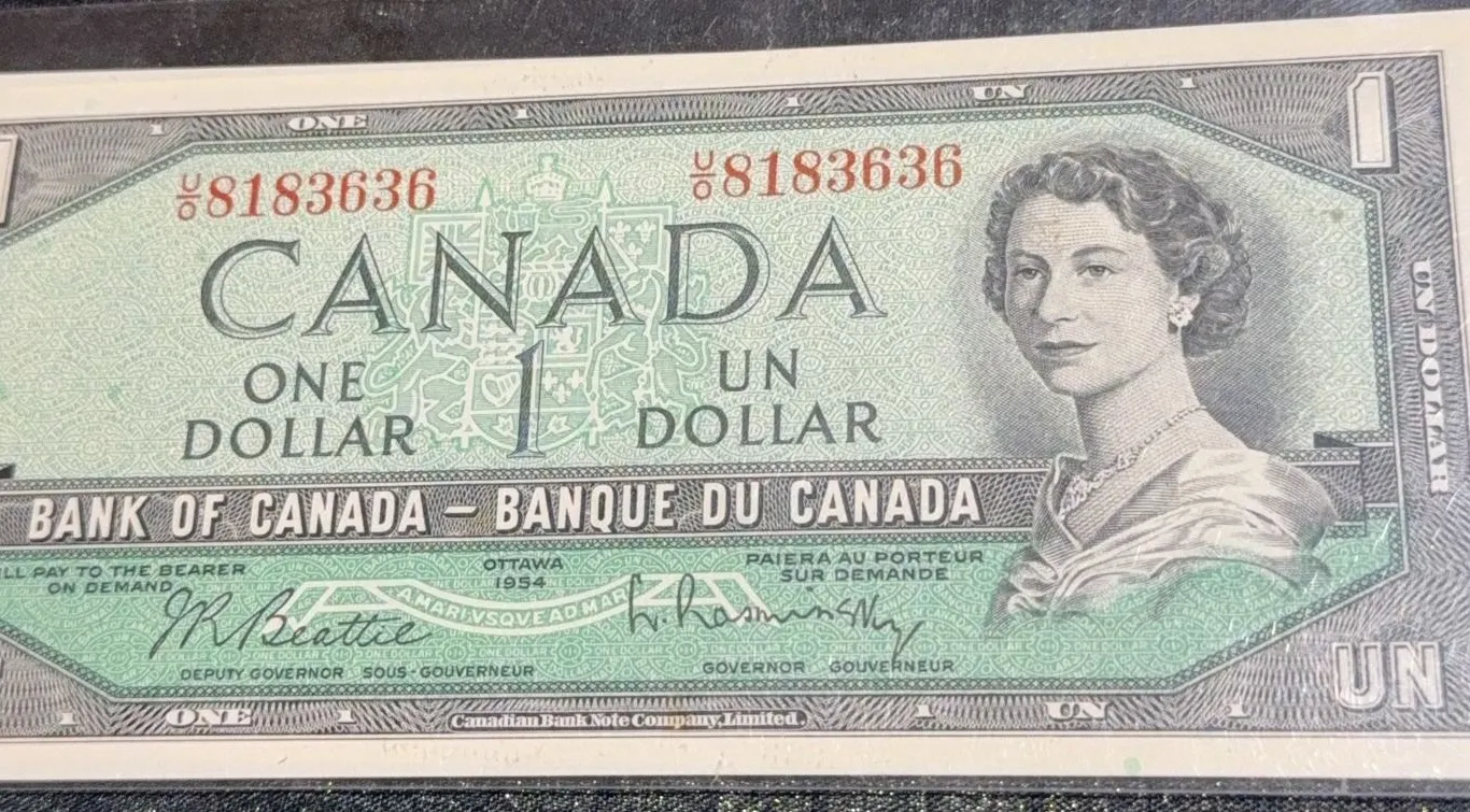 1967 Canada $1 Banknote Centennial Confederation Note