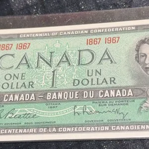 1967 Bank of Canada $1 Centennial Note, Elizabeth II