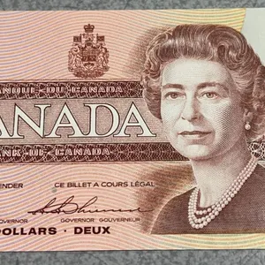 1986 Canadian $2 Dollar Banknote - EGR6887801