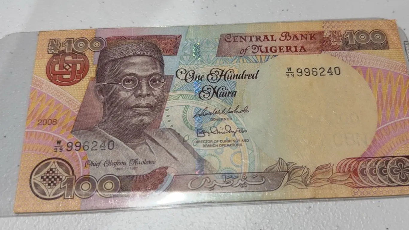 2008 Nigeria 100 Naira Banknote Chief Obafemi Awolowo