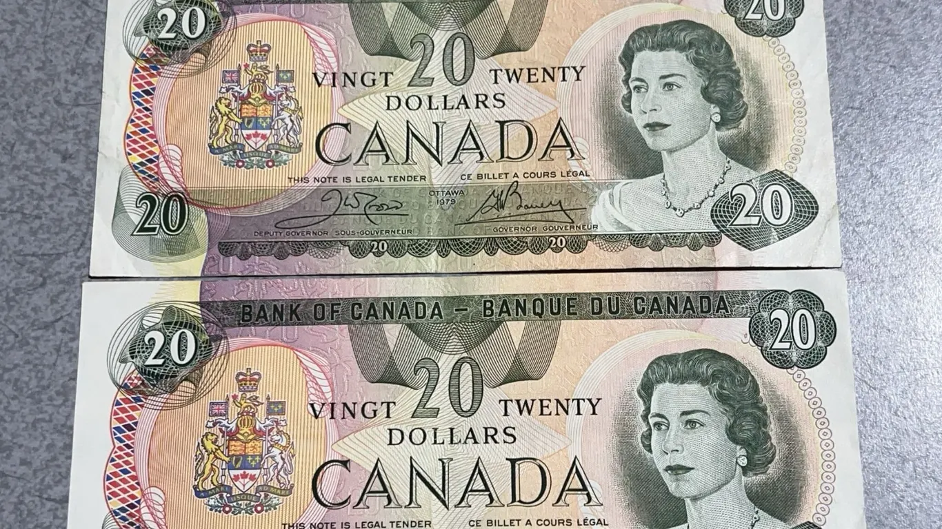 1979 Bank of Canada $20 Notes Sequential and Non-Sequential