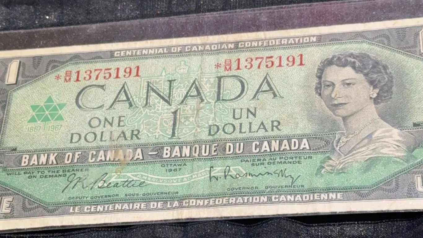 1967 Canada Centennial One Dollar Banknote #1375191