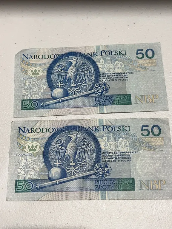 Polish 50 Zlotych Banknotes Narodowy Bank Polski