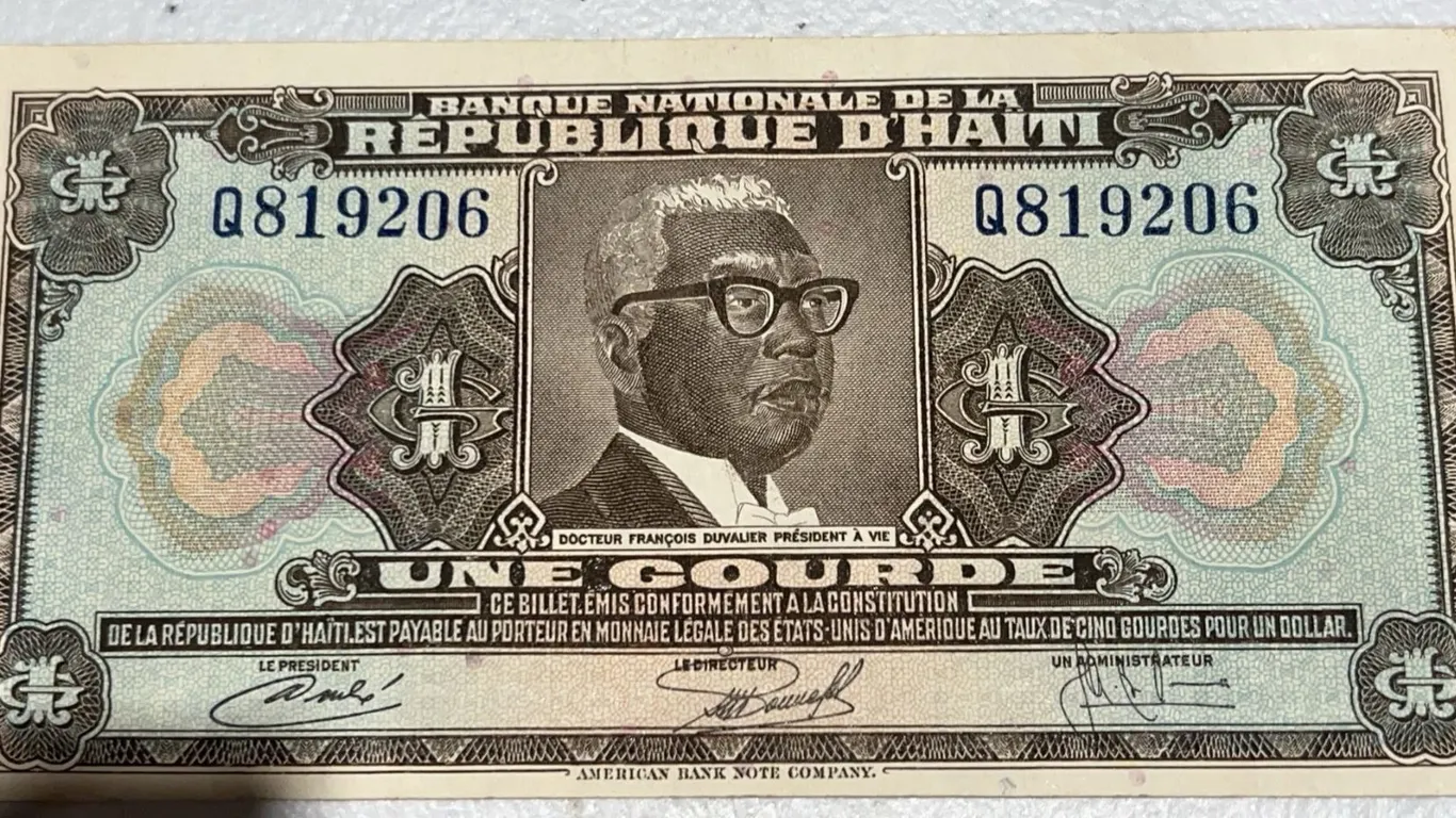 Haiti 1 Gourde Banknote, François Duvalier, Q819206
