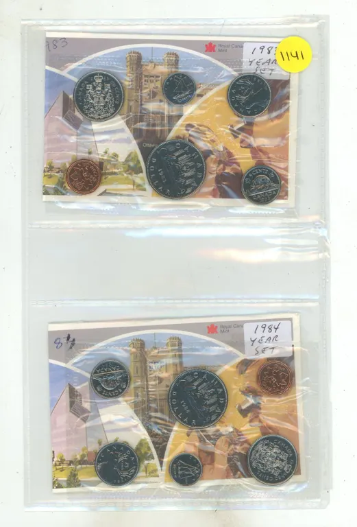 1983 & 1984 Canada Coin Sets