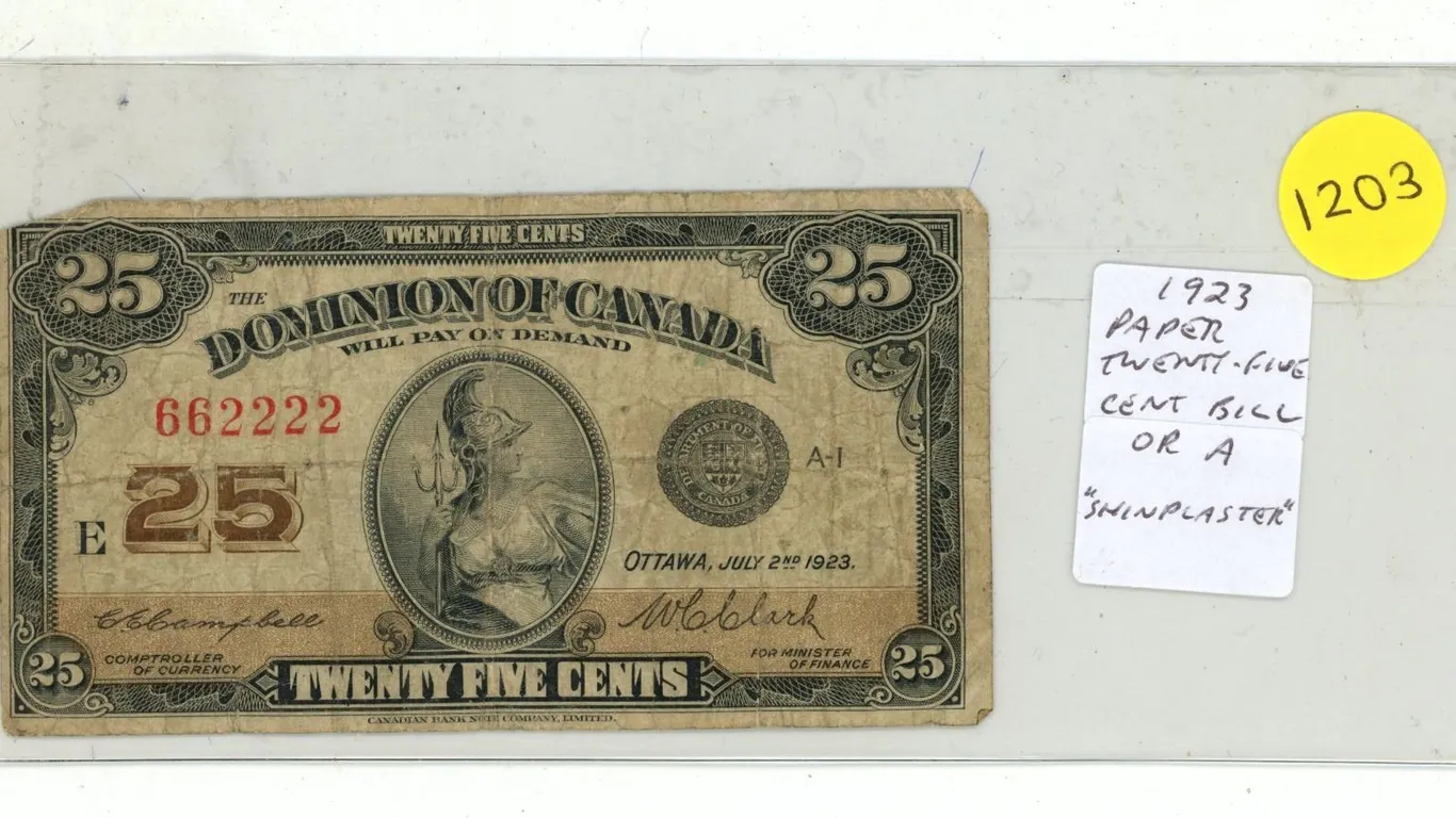 1923 Canada Shinplaster