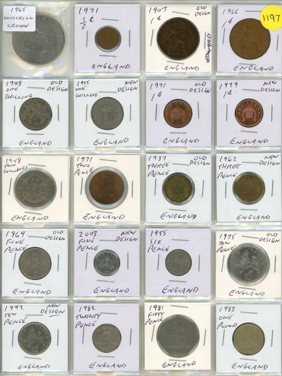 (20) Assorted Britain Coins