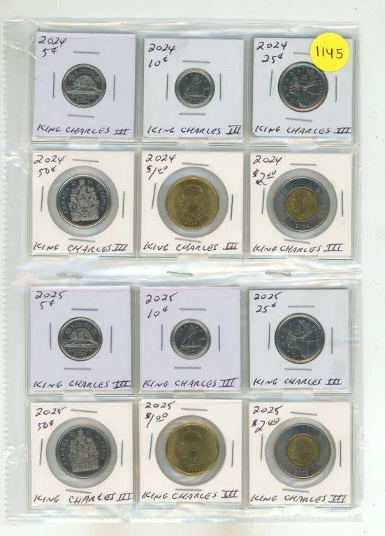 2024 & 2025 Canada Coin Sets – King Charles III