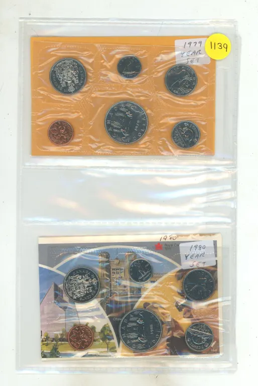 1979 & 1980 Canada Coin Sets