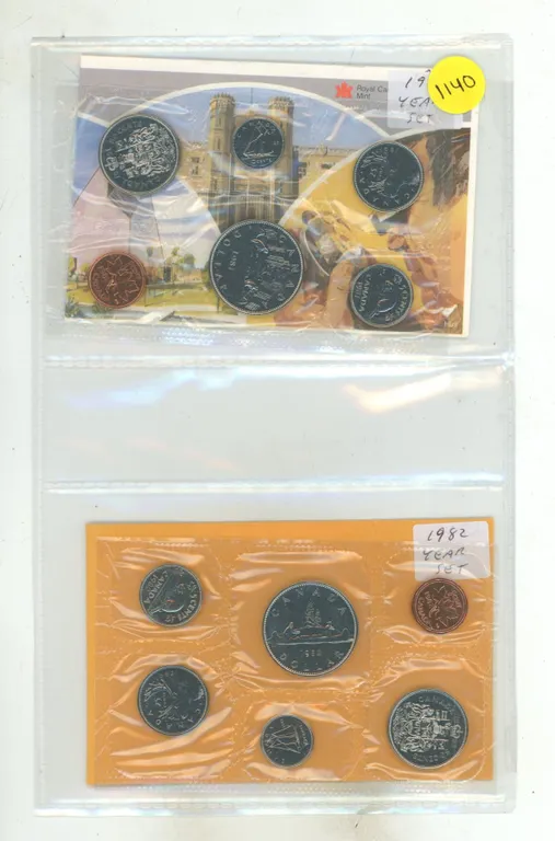 1981 & 1982 Canada Coin Sets