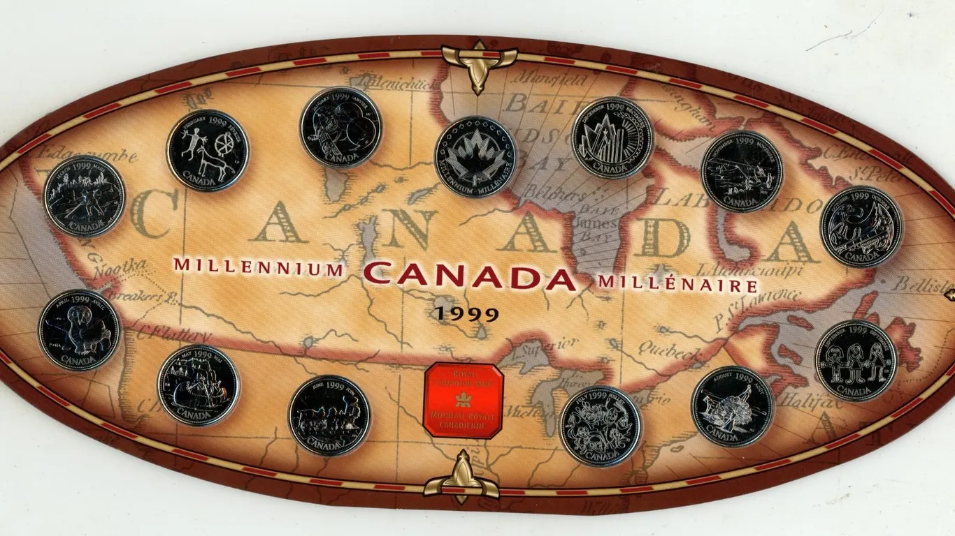 1999 Canada Millennium Quarter Set