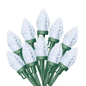 Sylvania Stay-Lit LED C9 Lights, 100 Count