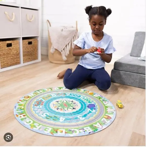 Melissa & Doug Tracks Floor Puzzle Set