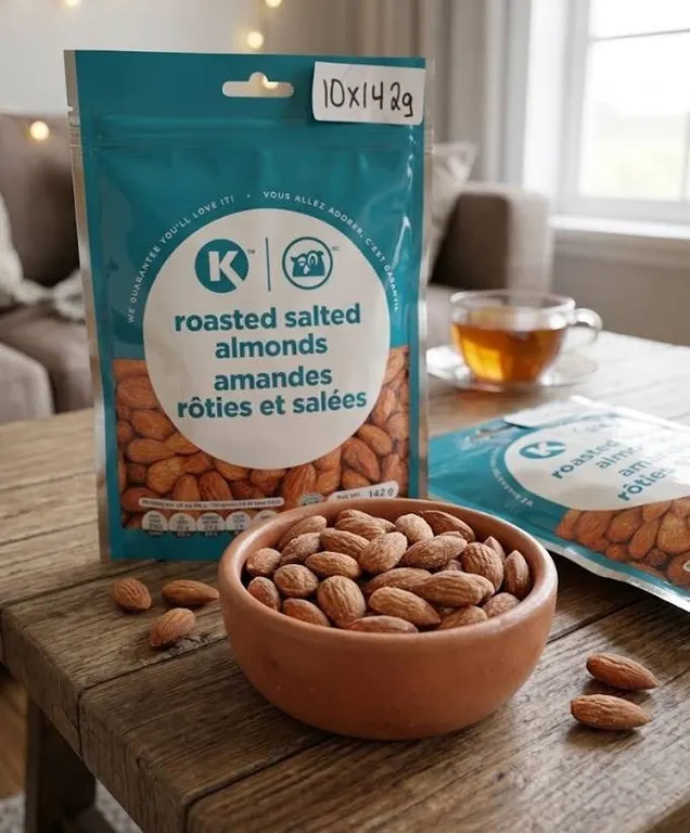 Circle K Roasted Salted Almonds 10 x 142g