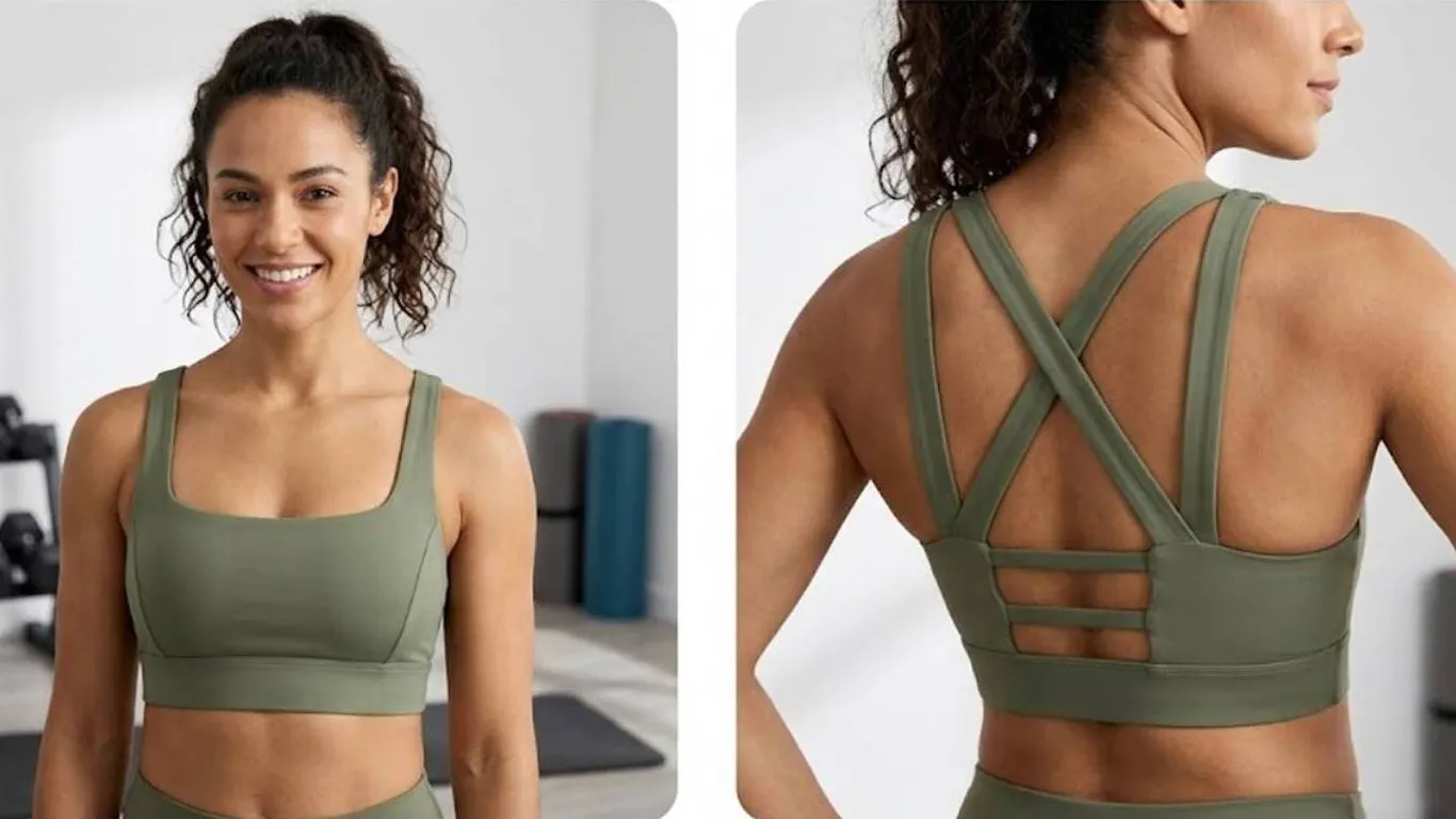 Aurum Sports Bra 2-Pack, XS, Square Neck