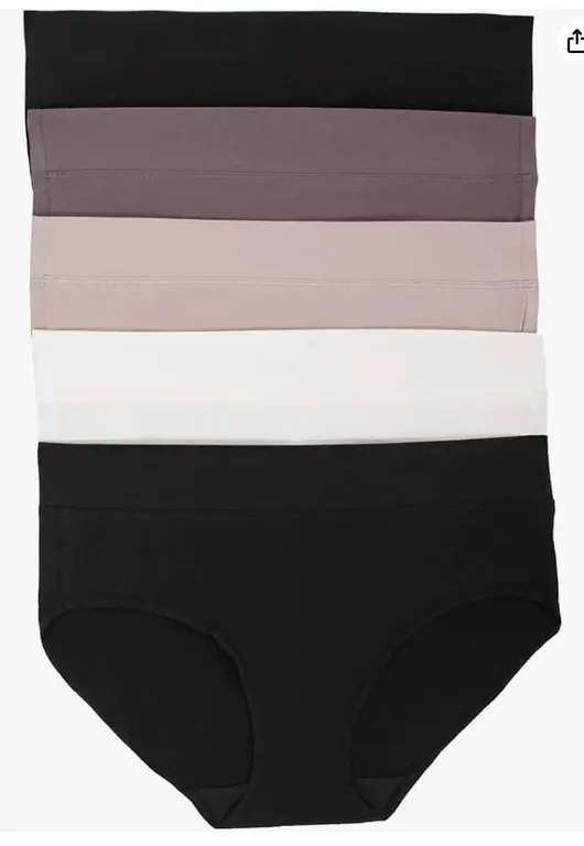 Buffalo Pima Cotton Hipster Underwear 5-Pack,