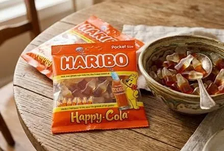 Haribo Happy Cola Gummy Candies 18x60g Mini bags