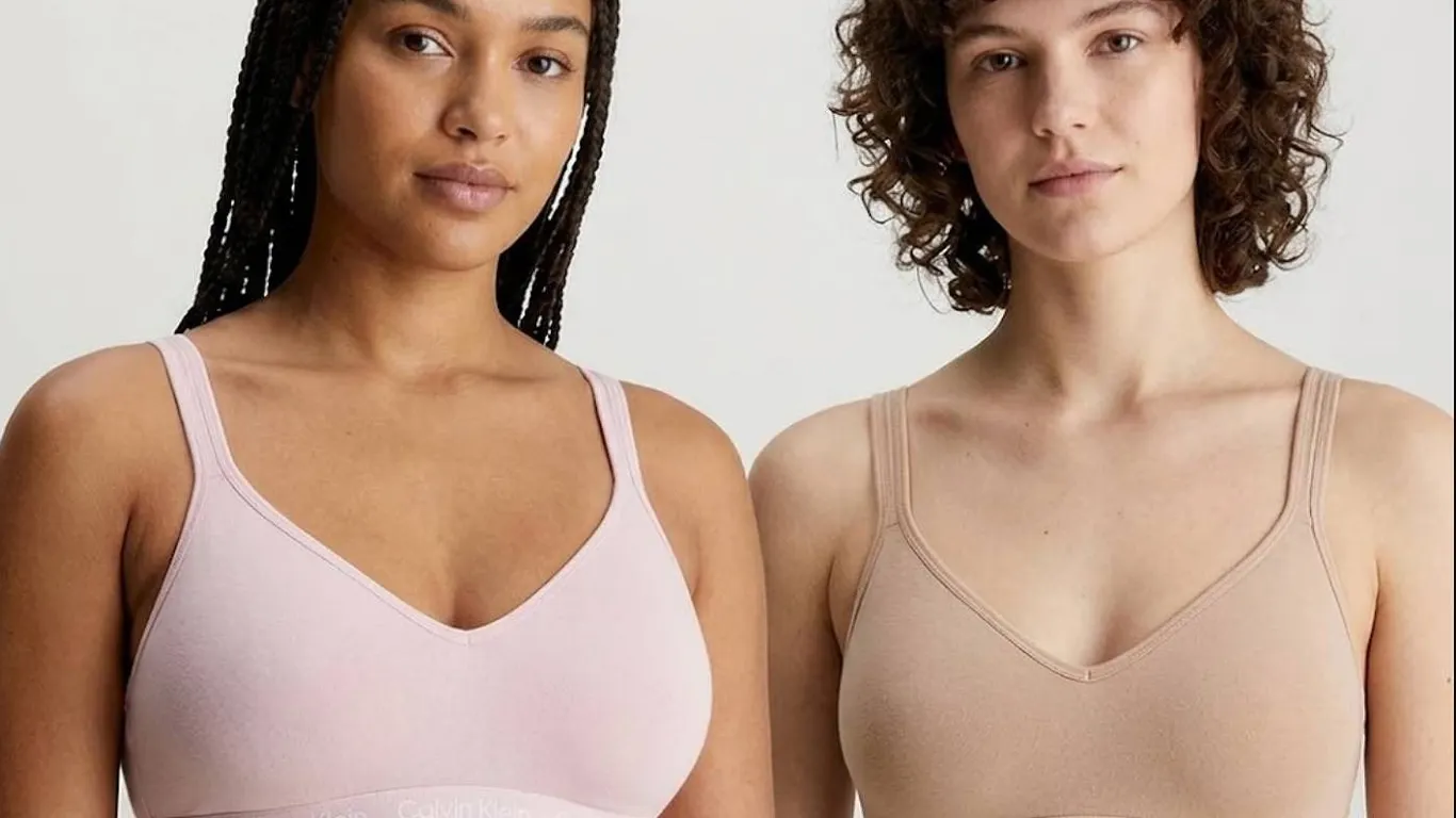 Calvin Klein 2 Pack Cotton Modal Bralette M