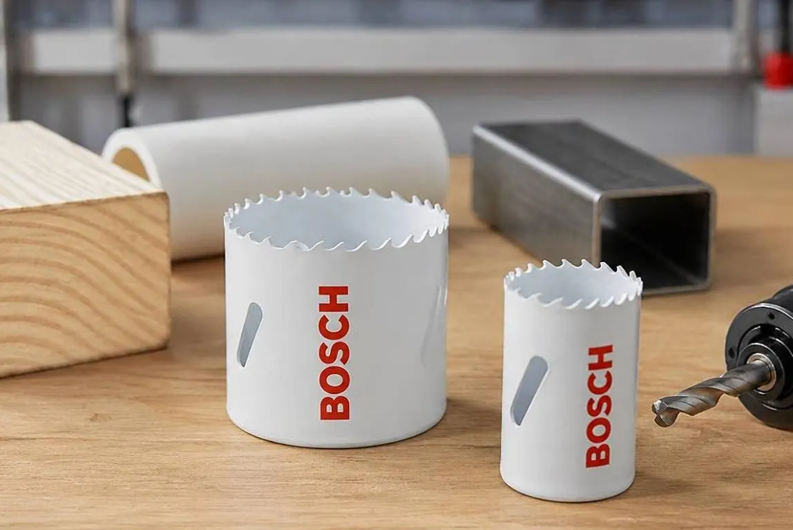 Bosch Bi-Metal Hole Saw Set, 1 1/8" and 3 7/8